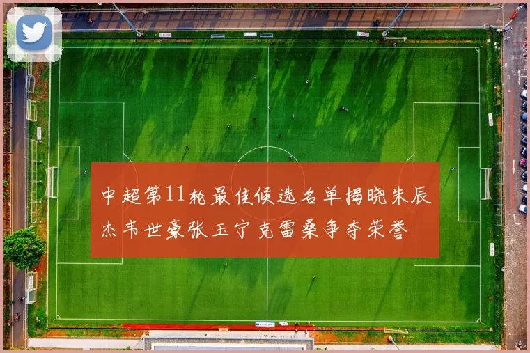 中超第11轮最佳候选名单揭晓朱辰杰韦世豪张玉宁克雷桑争夺荣誉