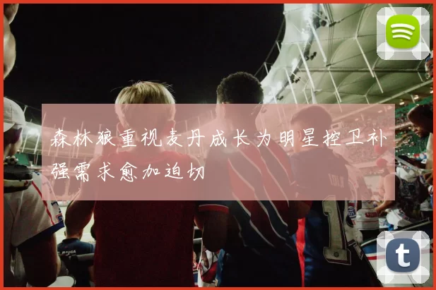 森林狼重视麦丹成长为明星控卫补强需求愈加迫切